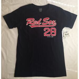 Genuine Merchandise Boston Red "J.D.Martinez #28" T-Shirt Boys XS (4/5) Blue MLB